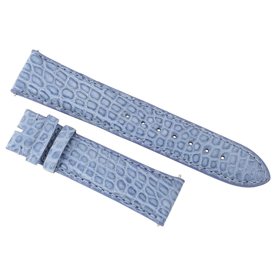 Hadley Roma 20 MM Matte Blue Alligator Leather Strap 50$
