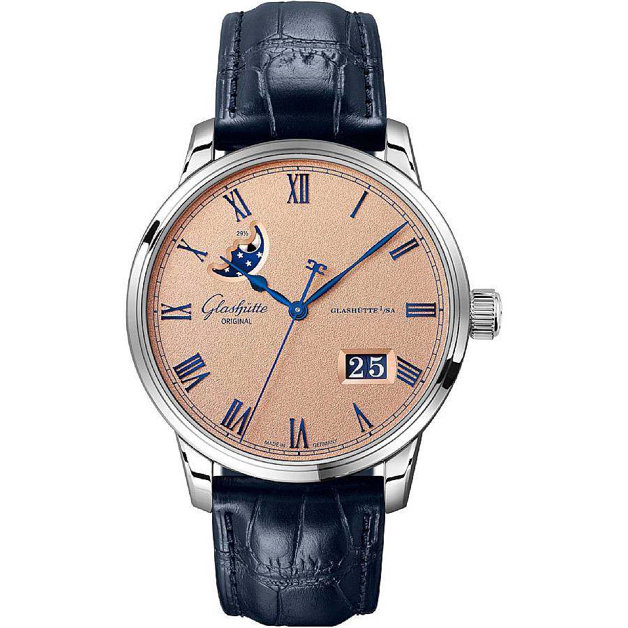 Glashutte Original Senator Excellence Panorama Automatic Moon Phase Mens Watch 36-24-04-02-61 10500$