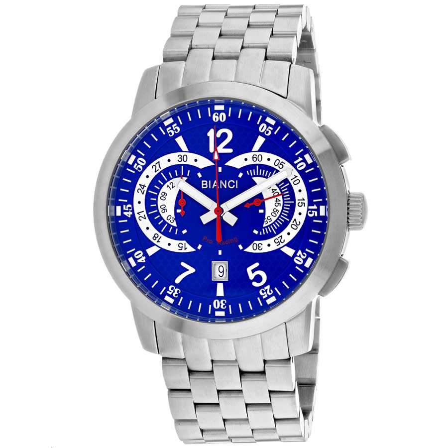 Roberto Bianci Lombardo Chronograph Quartz Blue Dial Mens Watch RB70963