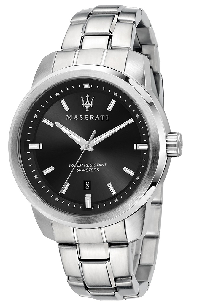 Maserati Successo Quartz Black Dial Mens Watch R8853121006