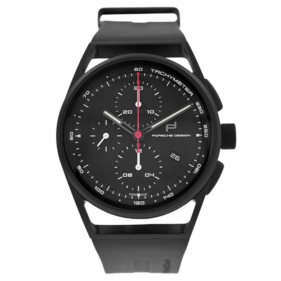 Pre-owned Porsche Design 1919 Chronotimer Chronograph Automatic Black Dial Mens Watch 6020.1.02.003
