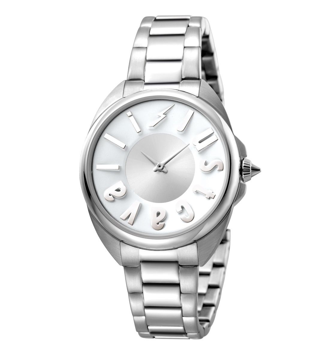 Just Cavalli Logo Silver Dial Ladies Watch JC1L008M0065 136$