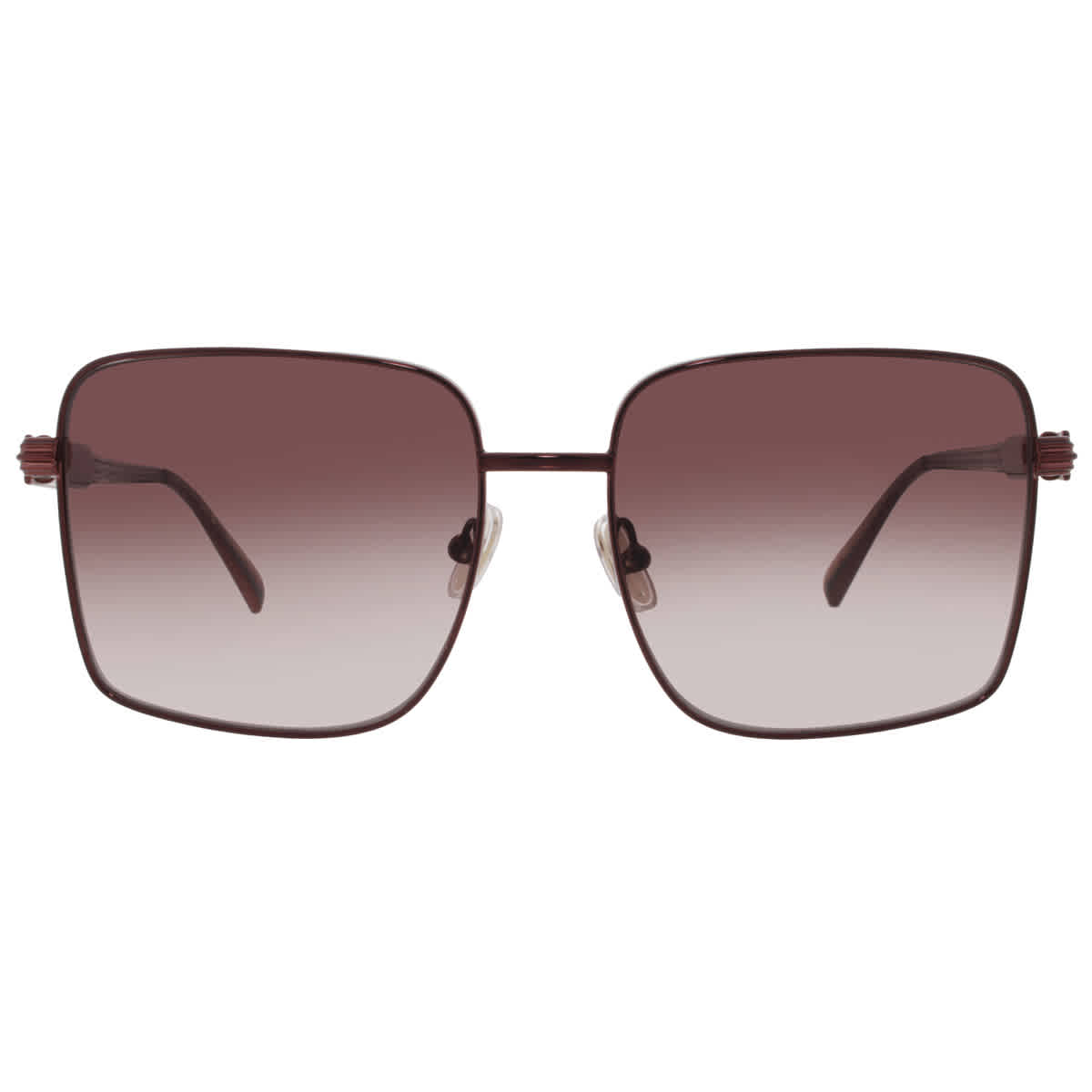 Ferragamo Burgundy Gradient Square Ladies Sunglasses SF330S 606 57