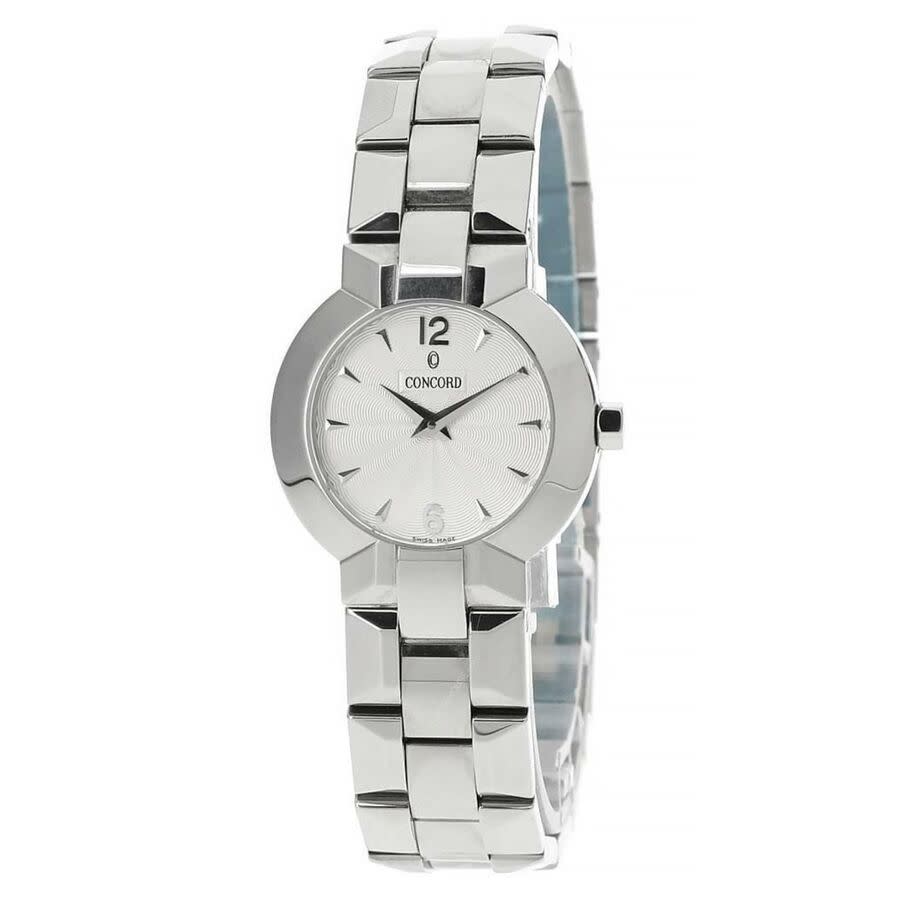Concord La Scala Quartz White Dial Ladies Watch 309661