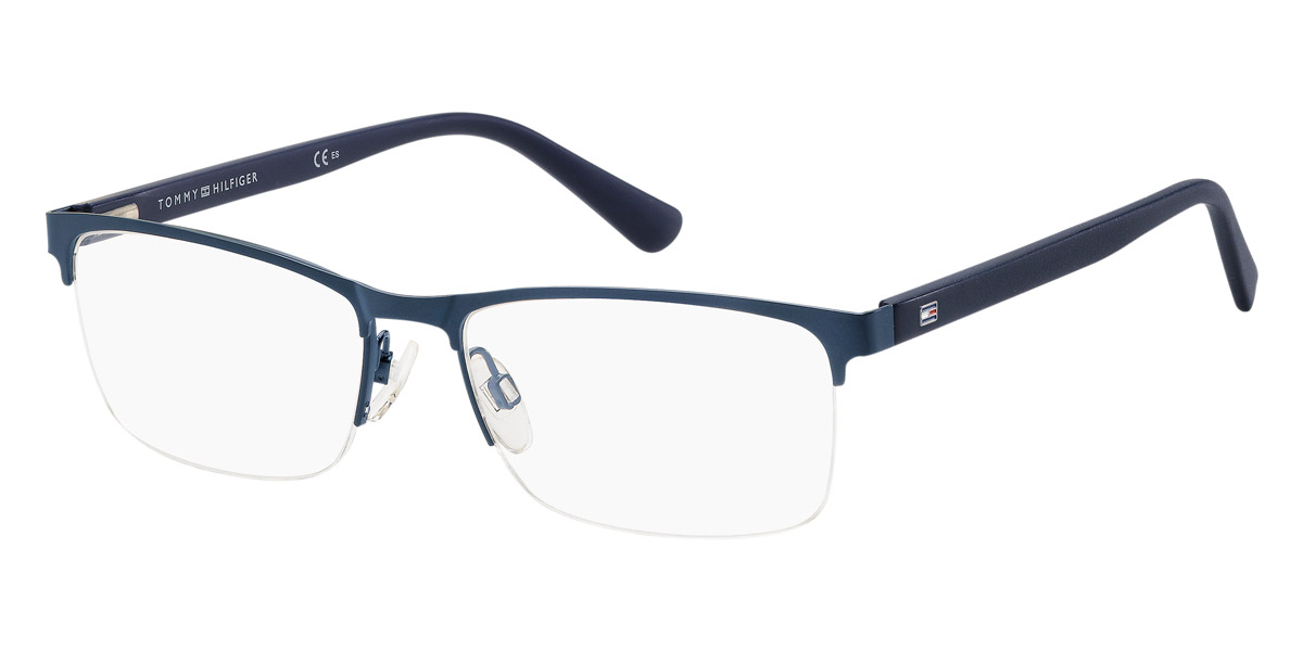 Tommy Hilfiger Demo Rectangular Mens Eyeglasses TH 15280 0PJP 56