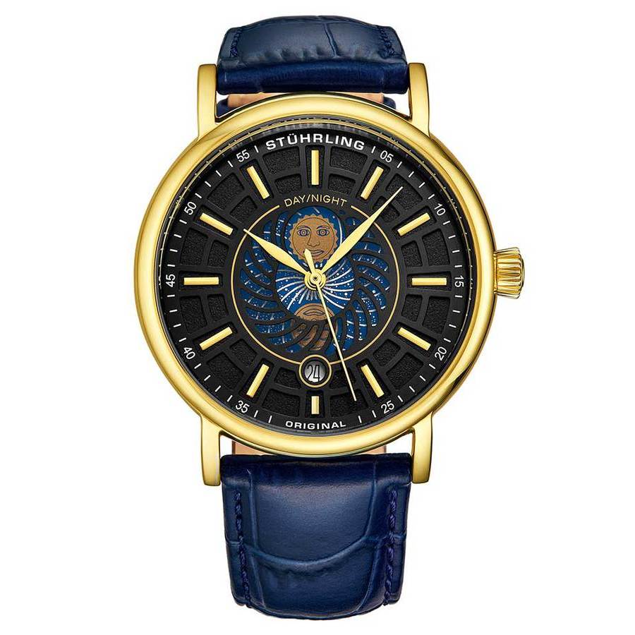 Stuhrling Original Symphony Black Dial Mens Watch M15533