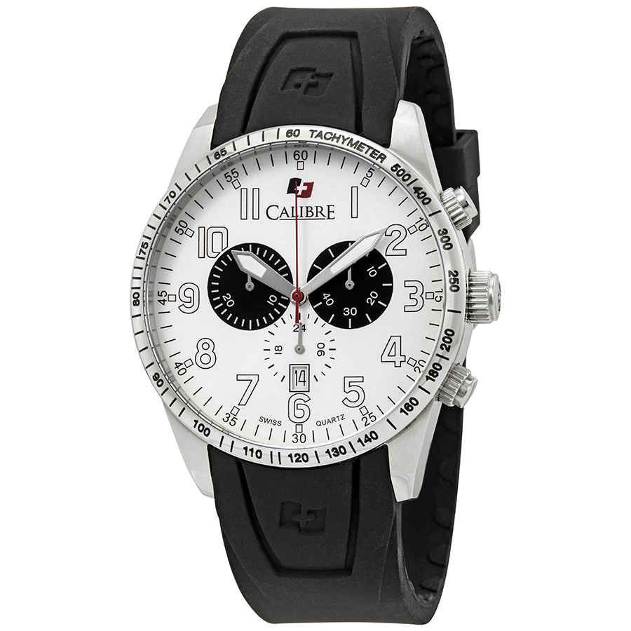Calibre Recruit Chronograph White Dial Mens Watch SC-4R4-04-001 316$