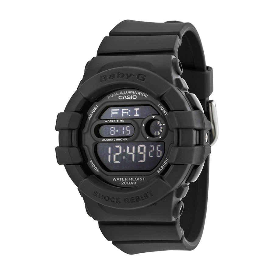 baby g shock black womens