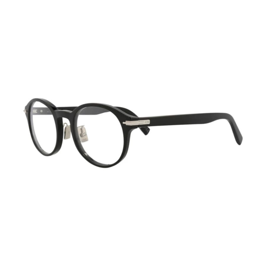 Dior Mens Black Round Eyeglass Frames DIORBLACKSUITORJ 1000