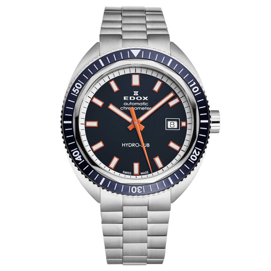 Edox Hydorsub Automatic Blue Dial Mens Watch 80128 3BUM BUIO 750$