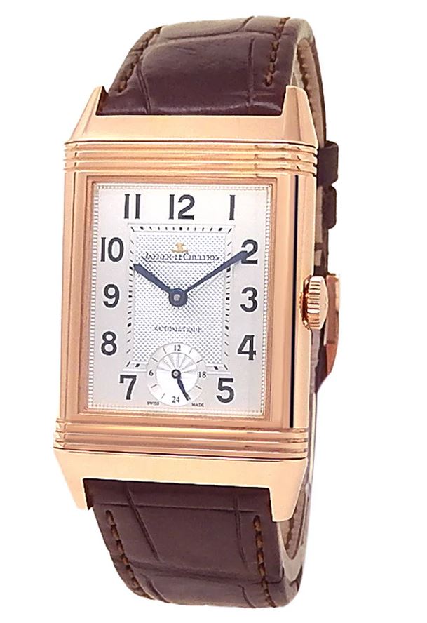 Pre-owned Jaeger LeCoultre Grande Reverso Night & Day Automatic Silver Dial Mens Watch Q3802520