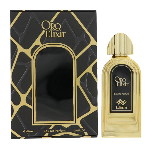 Luniche Unisex Oro Elixir EDP Spray 34 oz Fragrances 850039142772 100$
