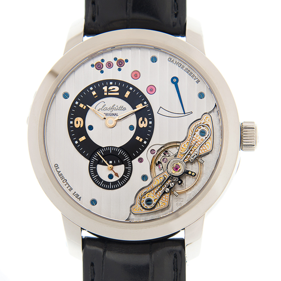 Glashutte Panoinverse Xl Hand Wind Silver Dial Unisex Watch 16601043405 17825$