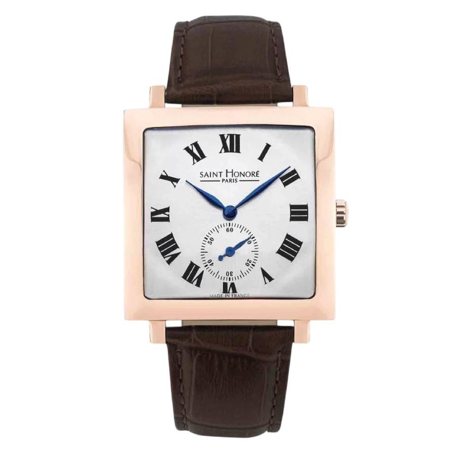 Saint Honore Paris Carree Quartz White Dial Mens Watch H SH CR823002 8AR-M