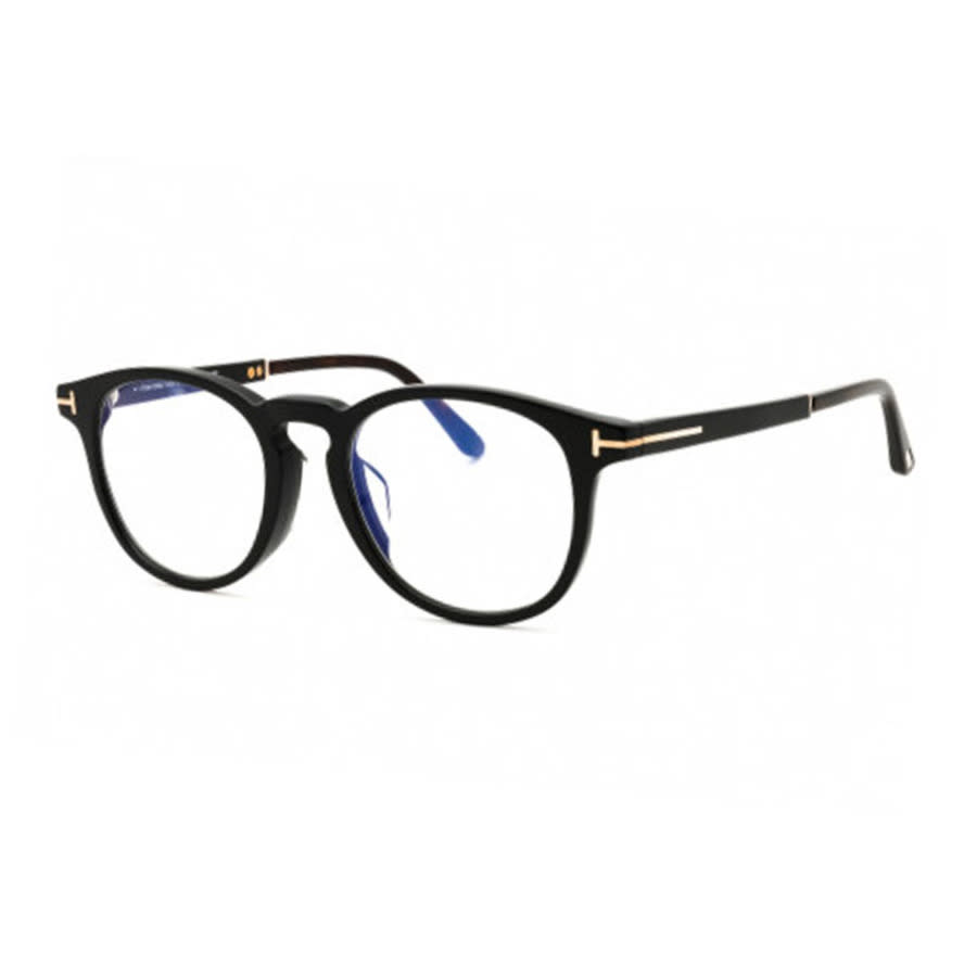 Tom Ford Unisex Black Round Eyeglass Frames FT5891-F-B 005