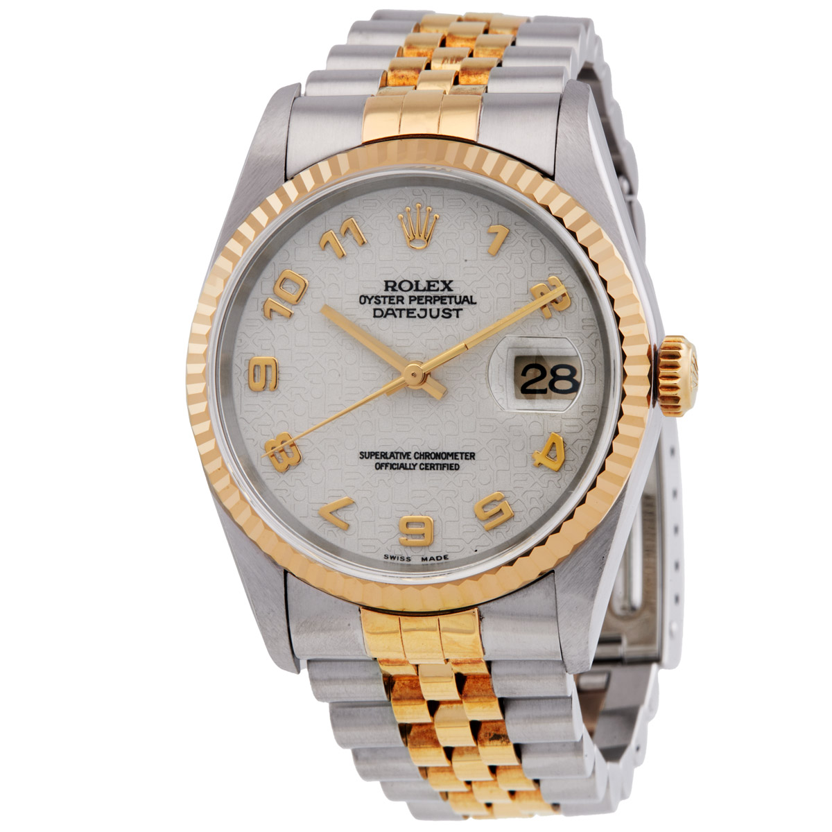 Preowned Rolex Oyster Perpetual Datejust 36 Automatic Chronometer Mens Watch 16233WAJ