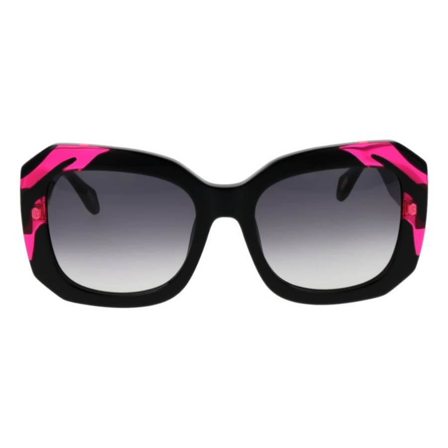 Just Cavalli Grey Gradient Square Ladies Sunglasses SJC085 09P2 54