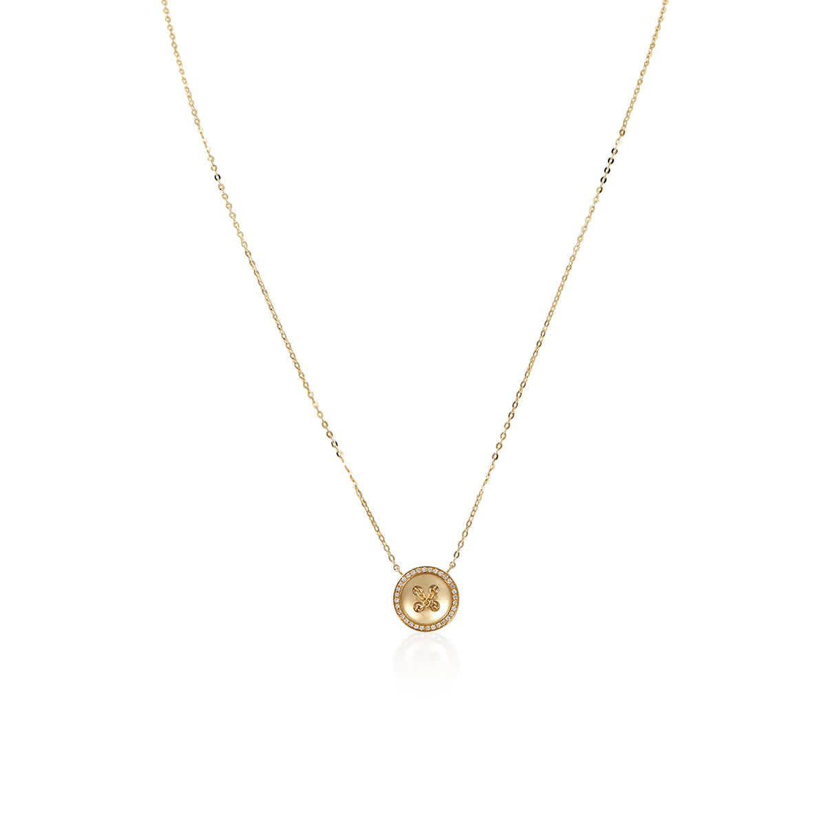 Picasso and Co Button Collection 18K Yellow Gold Necklace