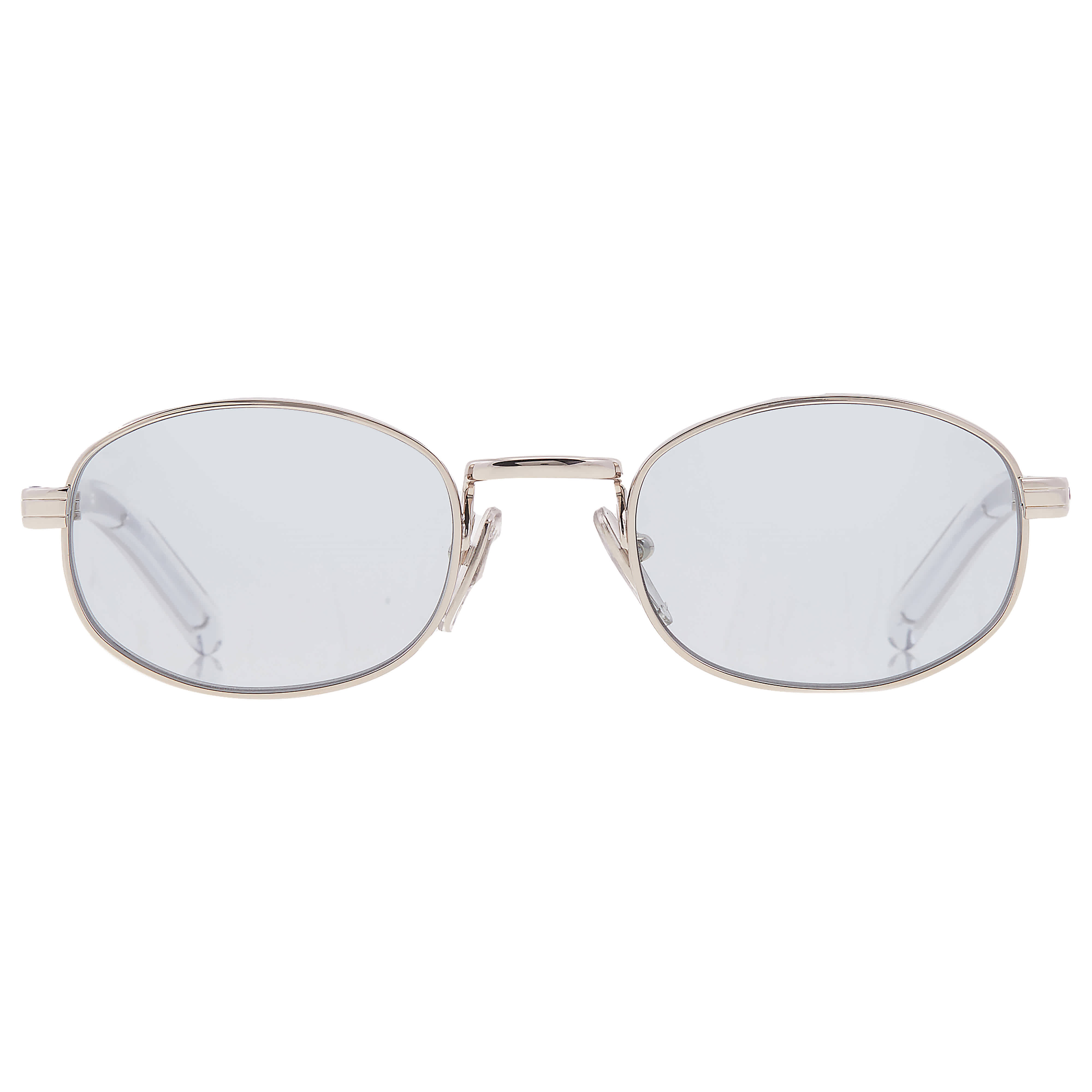 Prada Woman Sunglass PR B53S -  Frame color: Silver, Lens color: Azure