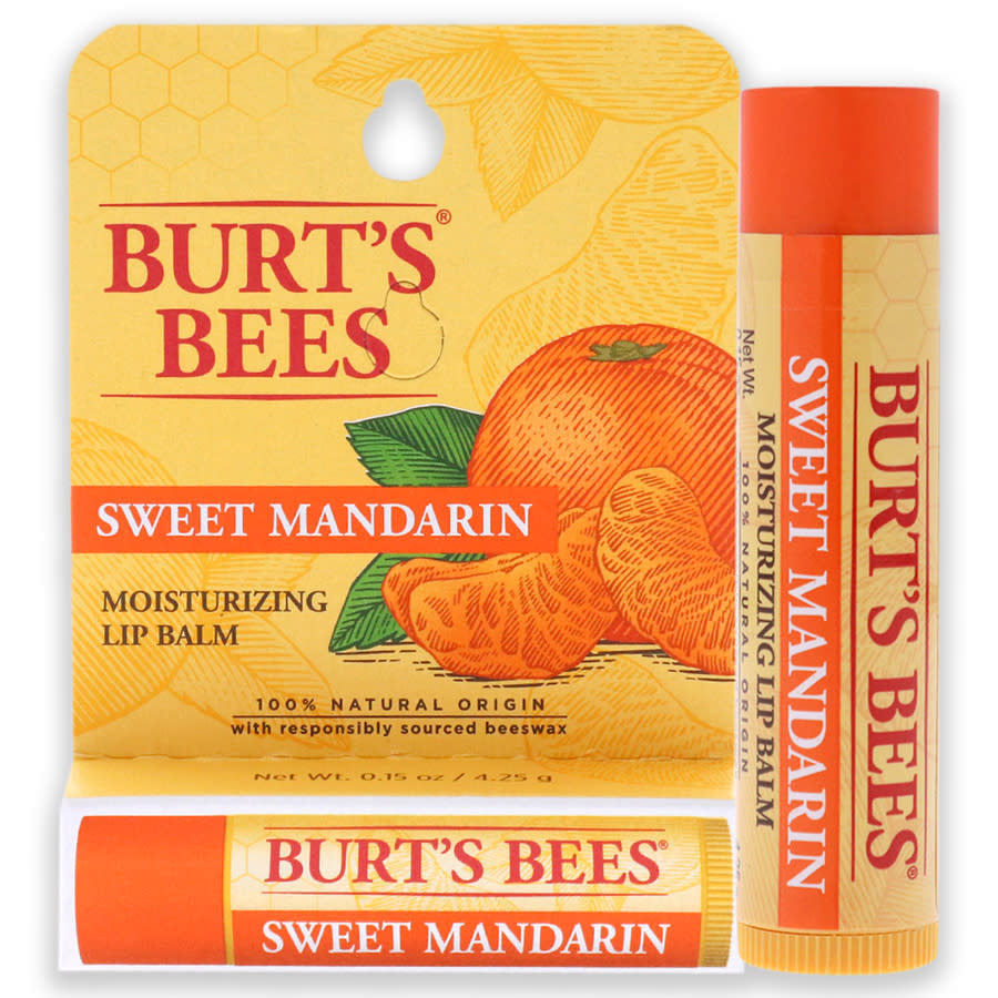 Burt's Bees Sweet Mandarin Moisturizing Lip Balm 0.15 oz Skin Care 792850907591