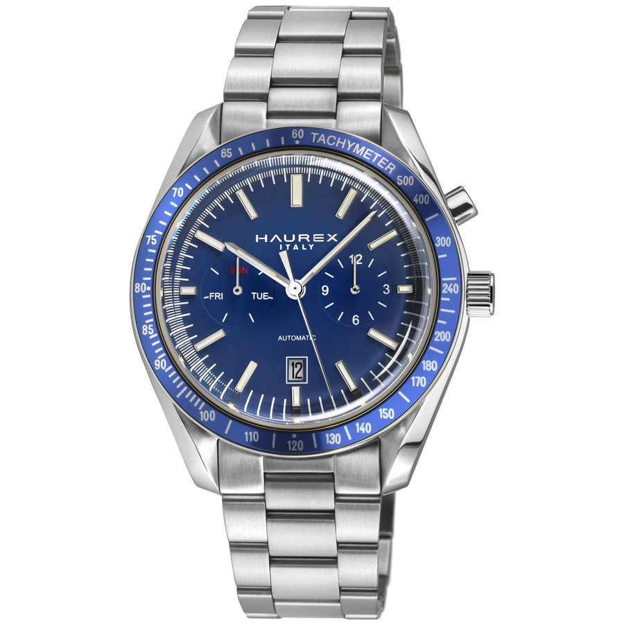 Haurex Italy Missione Automatic Blue Dial Mens Watch 4A516UBB