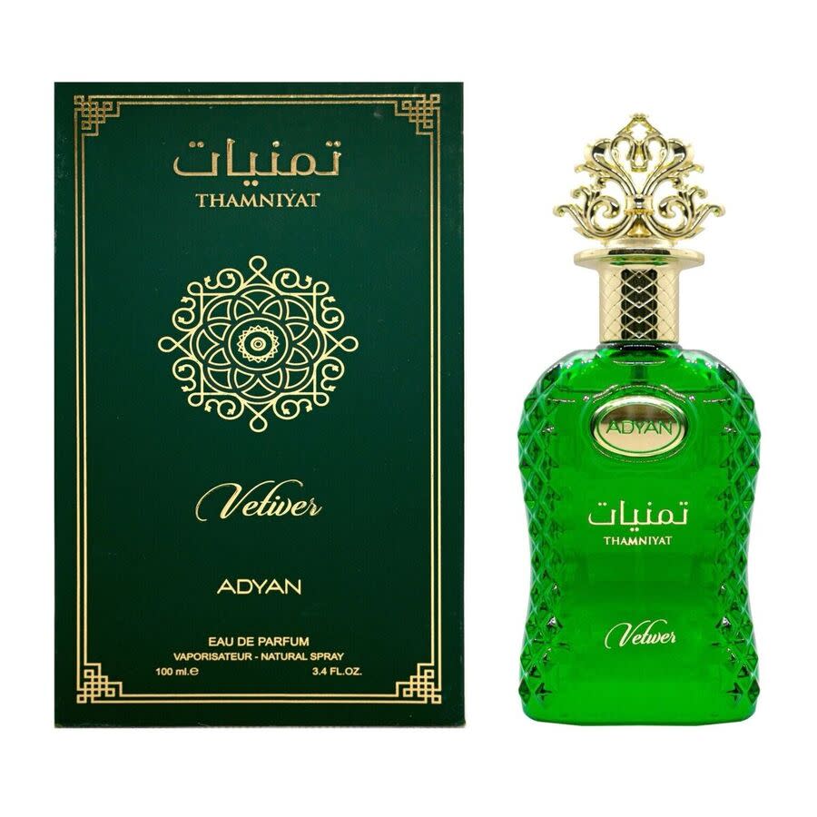 Adyan Unisex Thamniyat Vetiver EDP Spray 3.4 oz Fragrances 6292257642070
