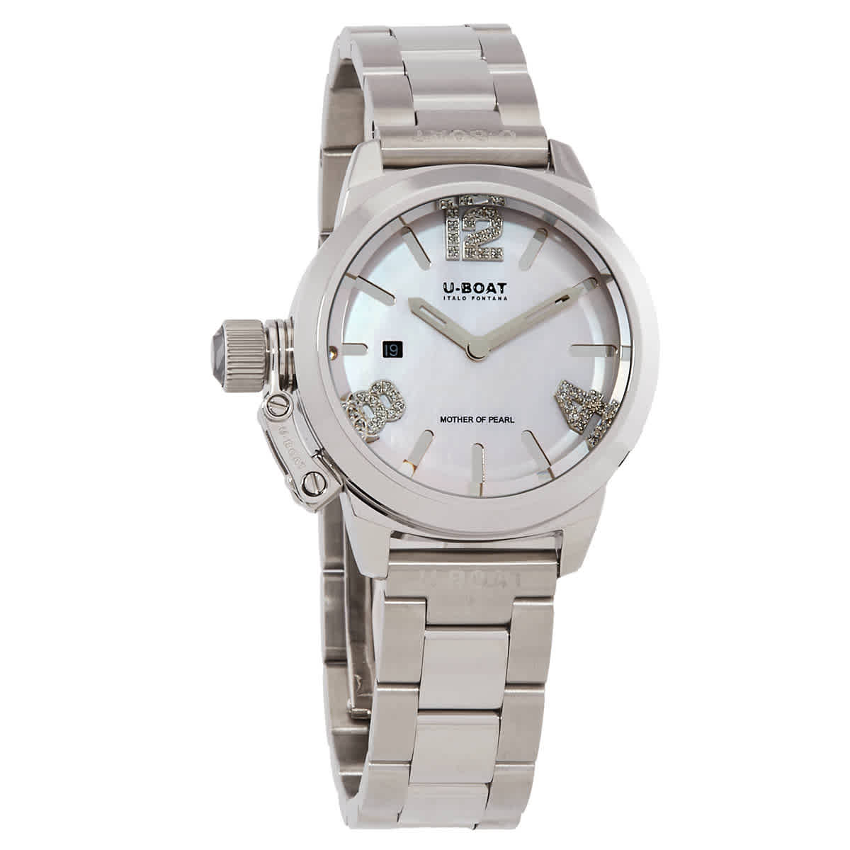 U-Boat Classico Quartz Pink Dial Ladies Watch 8898