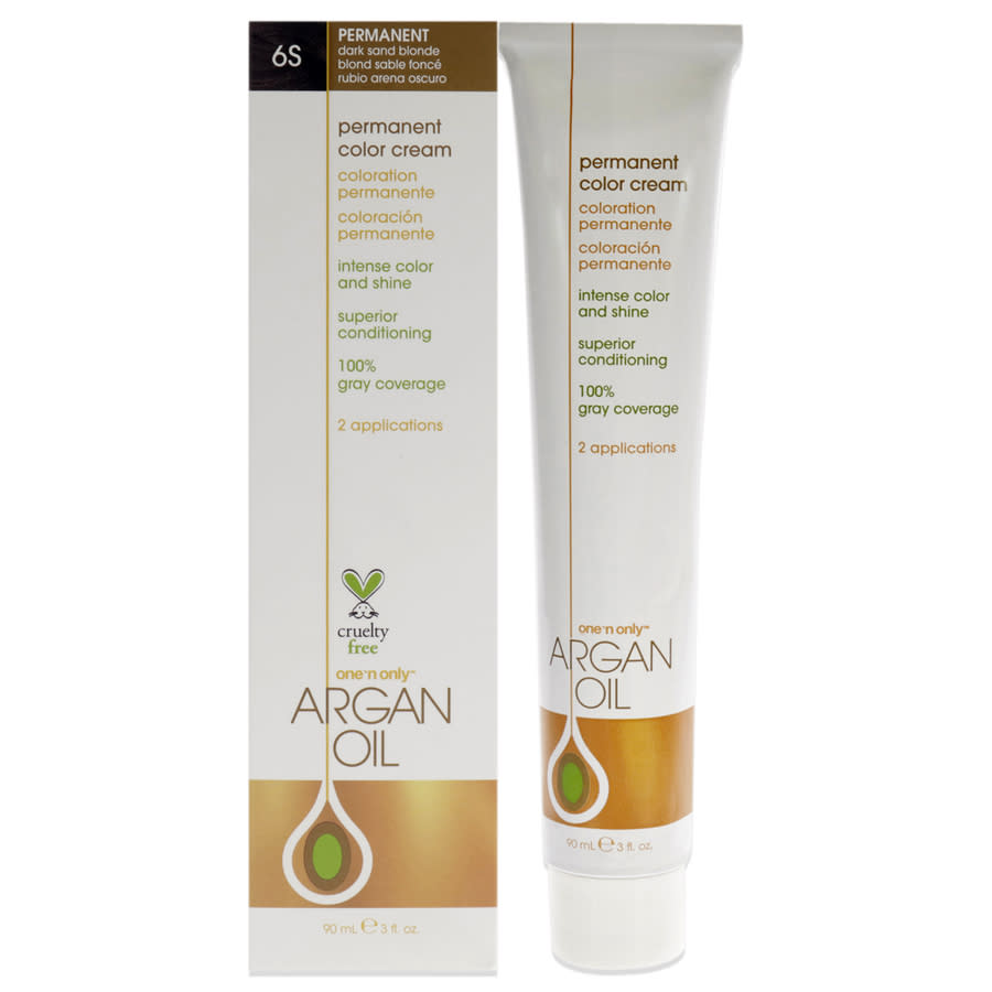 One n Only Argan Oil Permanent Color Cream 3 oz 6S Dark Sand Blonde Hair Care 840061001284 13$