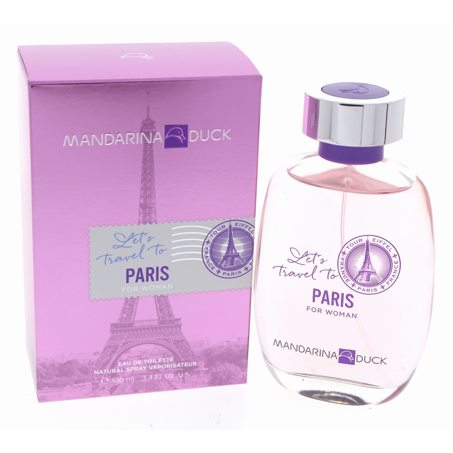 Mandarina Duck Ladies Let's Travel To Paris EDT Spray 3.4 oz Fragrances 667547774162
