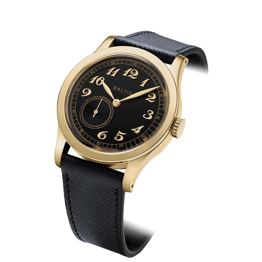 Baltic Mr01 Automatic Black Dial Mens Watch MR01GOLDPVD 625$
