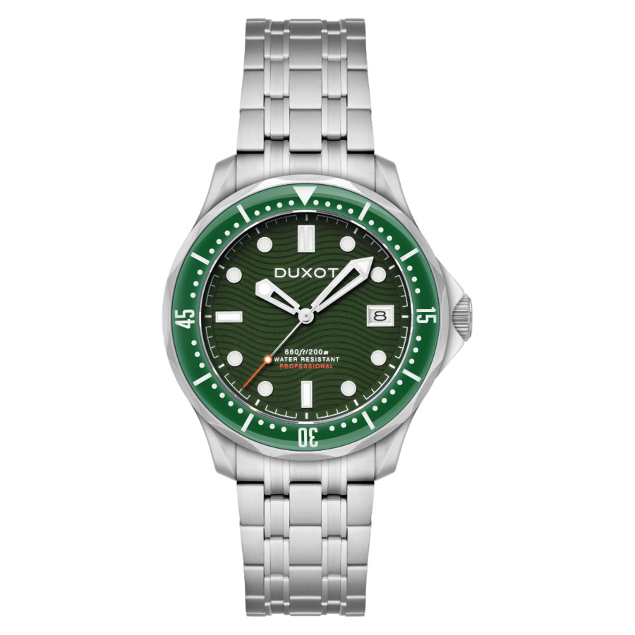 Duxot Henri Diver Automatic Green Dial Mens Watch DX-2060-33 169$