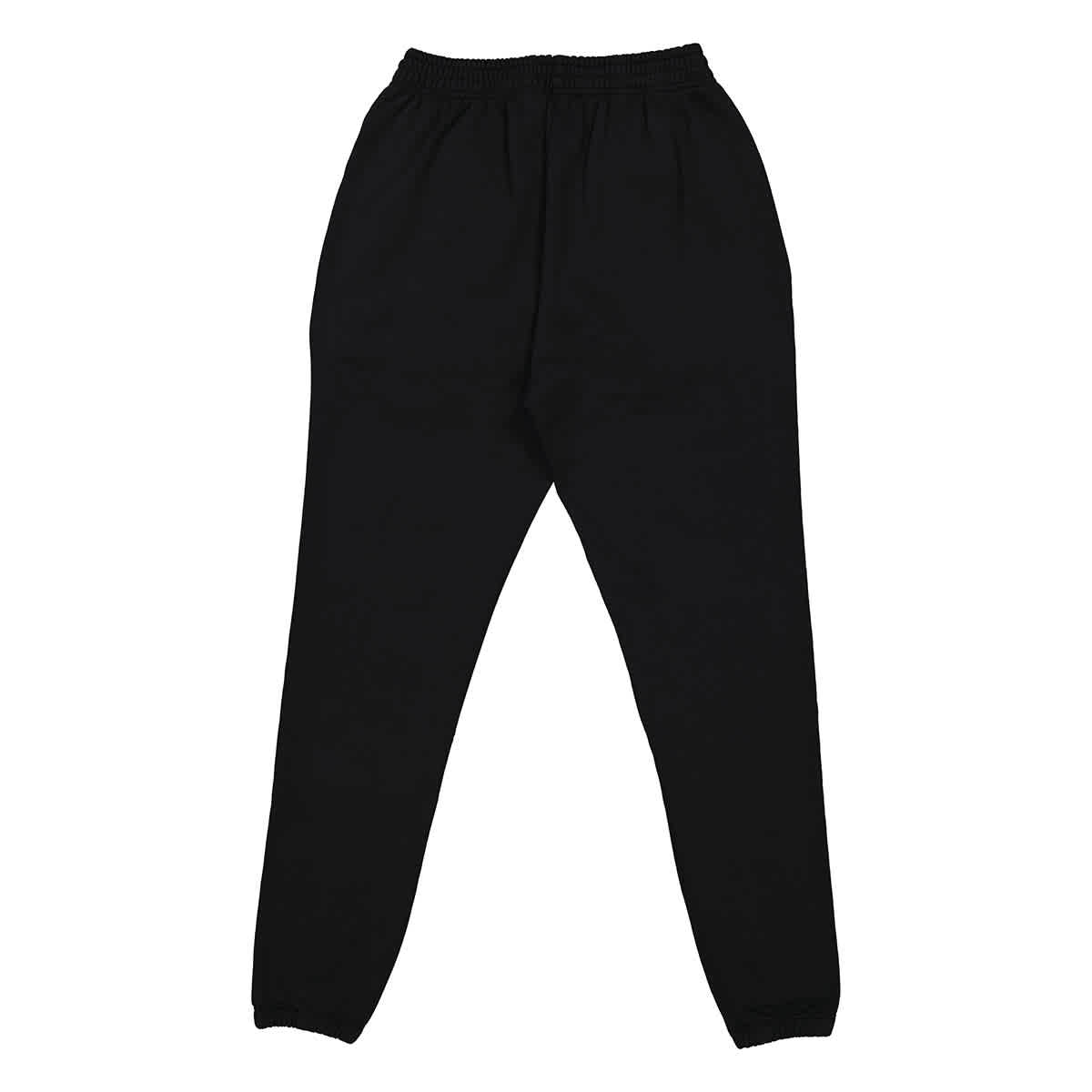 Maison Kitsune Black Cotton Fleece Rue De Richelieu Jogging Pants