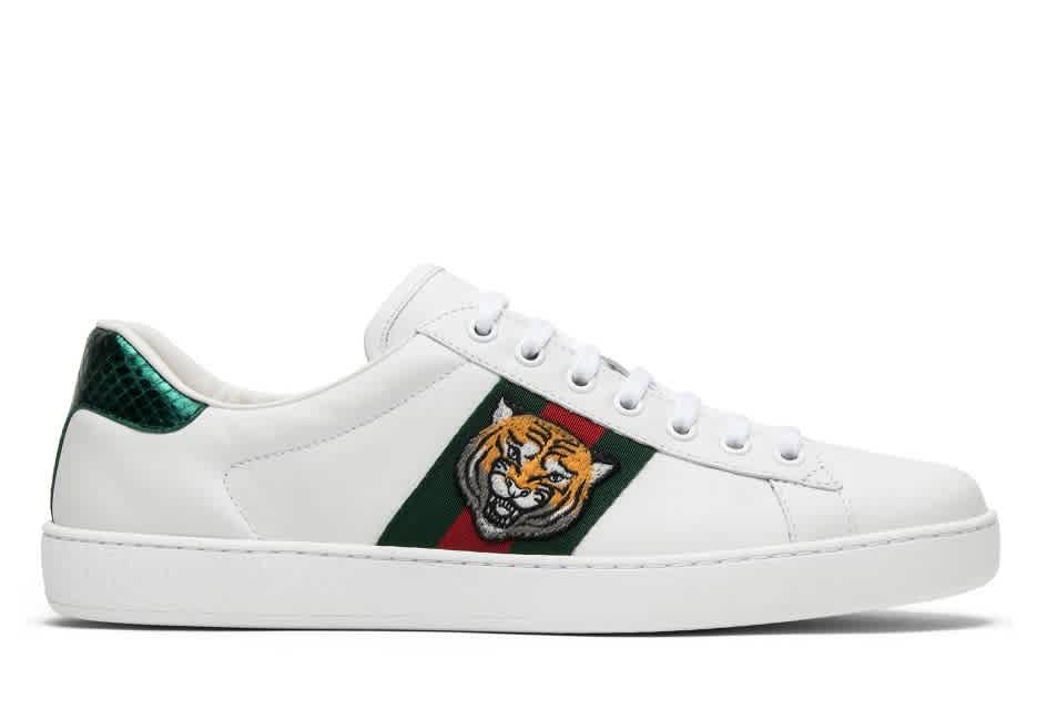gucci tiger print shoes