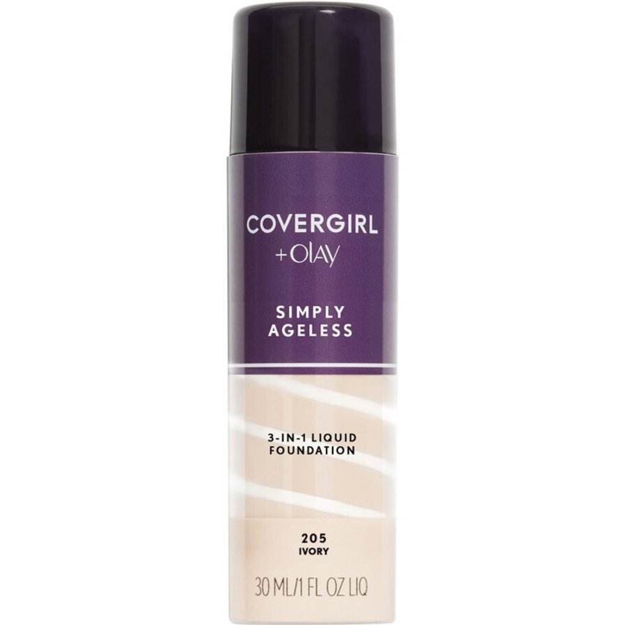 COVERGIRL Ladies Simply Ageless  Olay Liquid Foundation Liquid 1 oz Ivory Makeup 008100100354