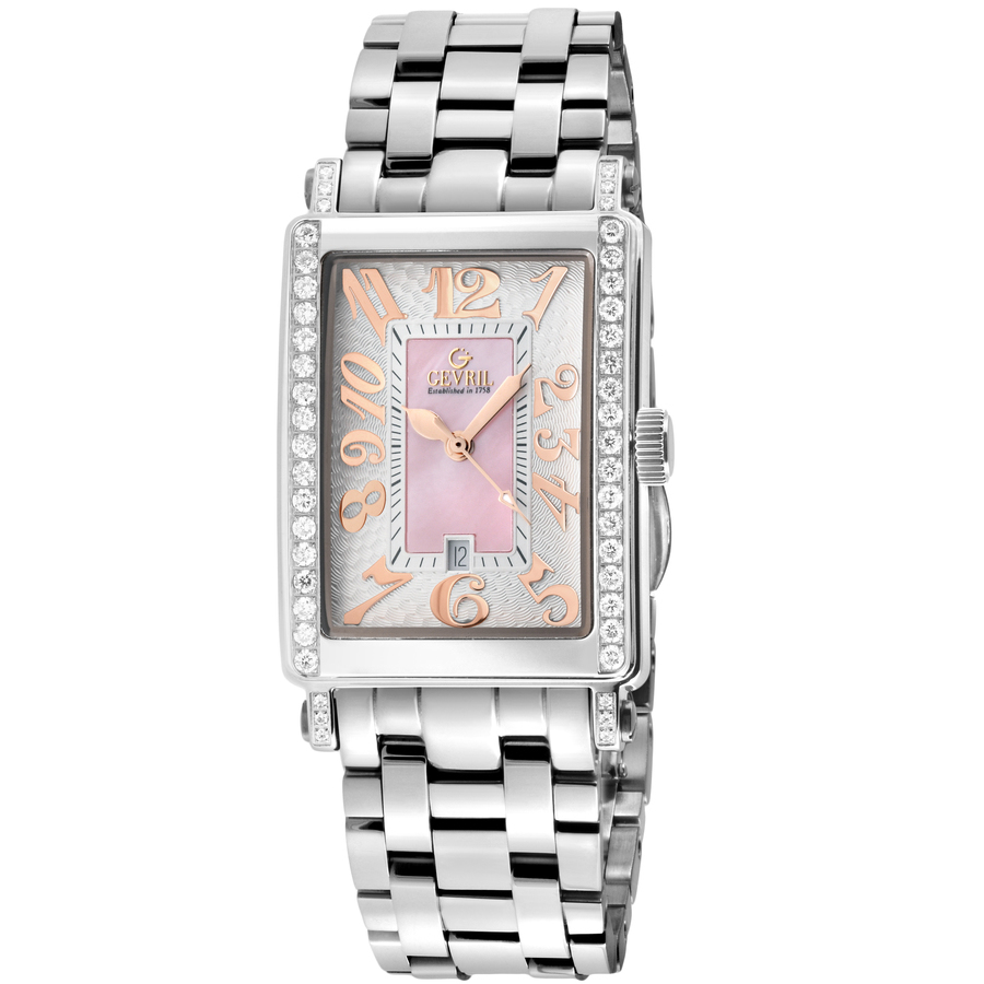 Gevril Avenue of Americas Mini Diamond Quartz Ladies Watch 7245REB 1926$