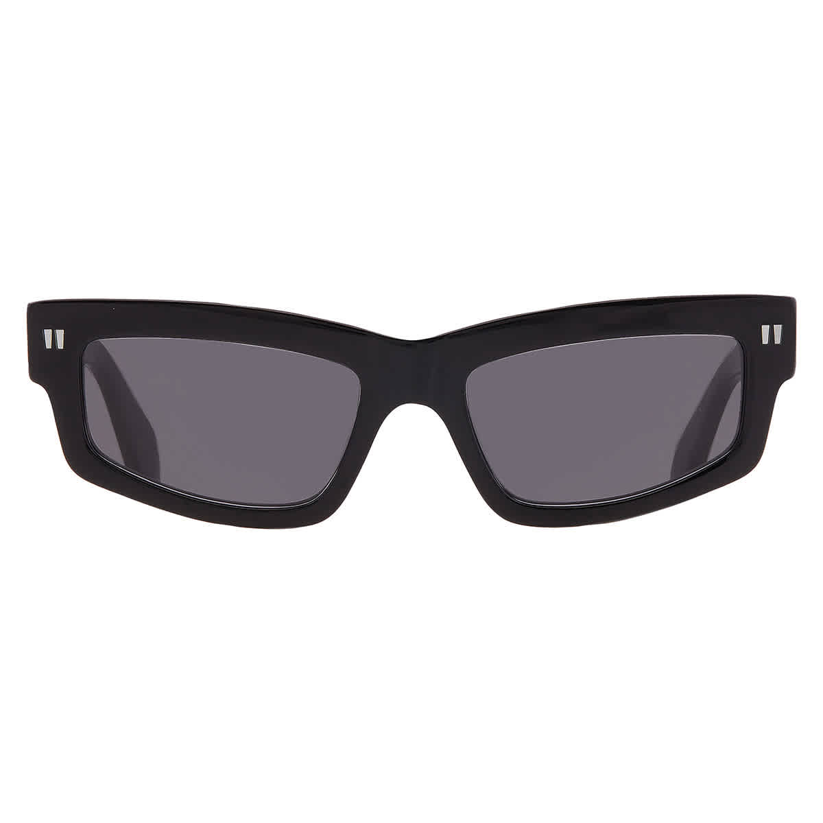 Off-White MIRAMAR Dark Grey Rectangular Unisex Sunglasses OERI135 1007 54