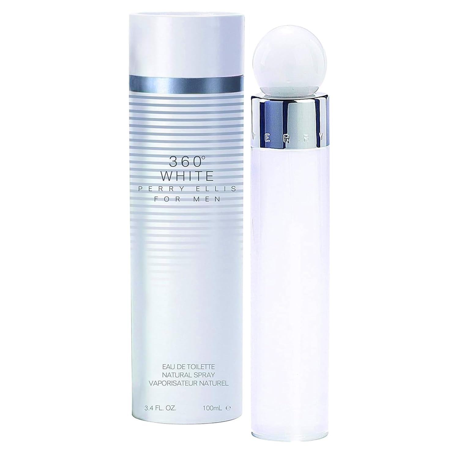 Perry Ellis Mens 360 White EDT Spray 34 oz Fragrances 844061018013 24$