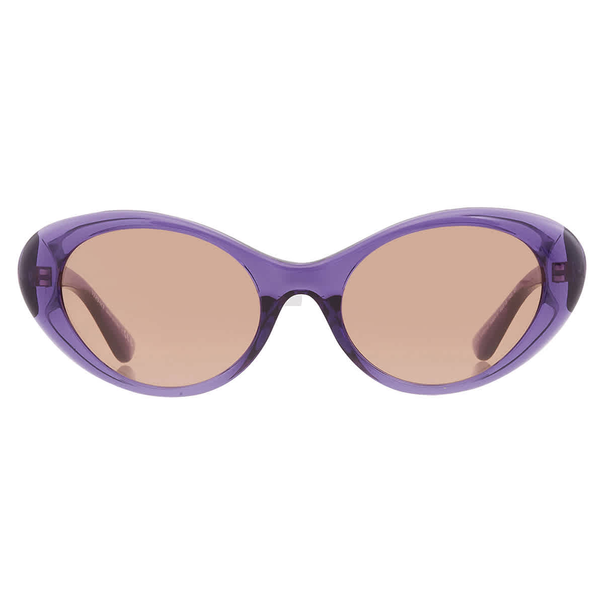 Versace Woman Sunglass VE4455U -  Frame color: Purple Transparent, Lens color: Dark Brown