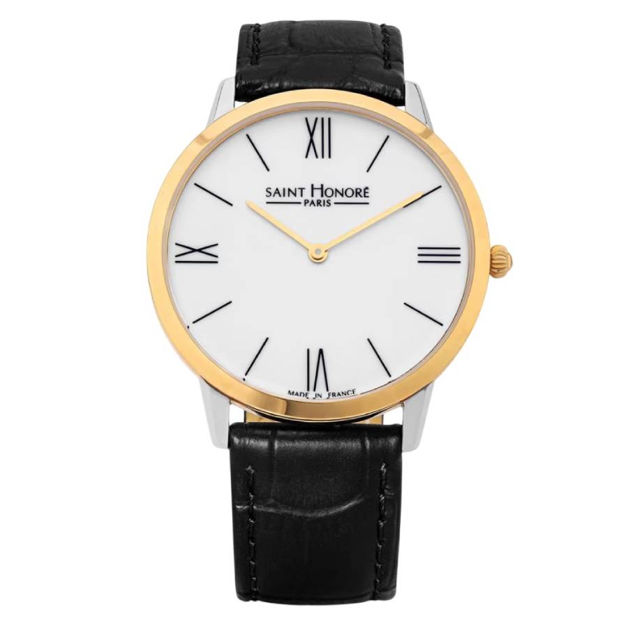 Saint Honore Paris Wagram Quartz White Dial Mens Watch H SH WG826011 4AR