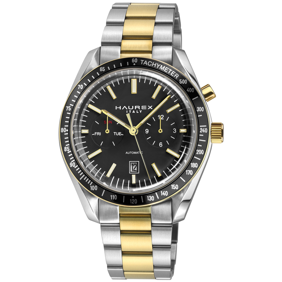 Haurex Italy Missione Automatic Black Dial Mens Watch 4G516UNN