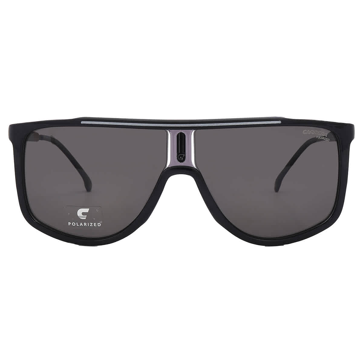 Carrera Polarized Grey Browline Mens Sunglasses CARRERA 1056/S 008A/M9 61
