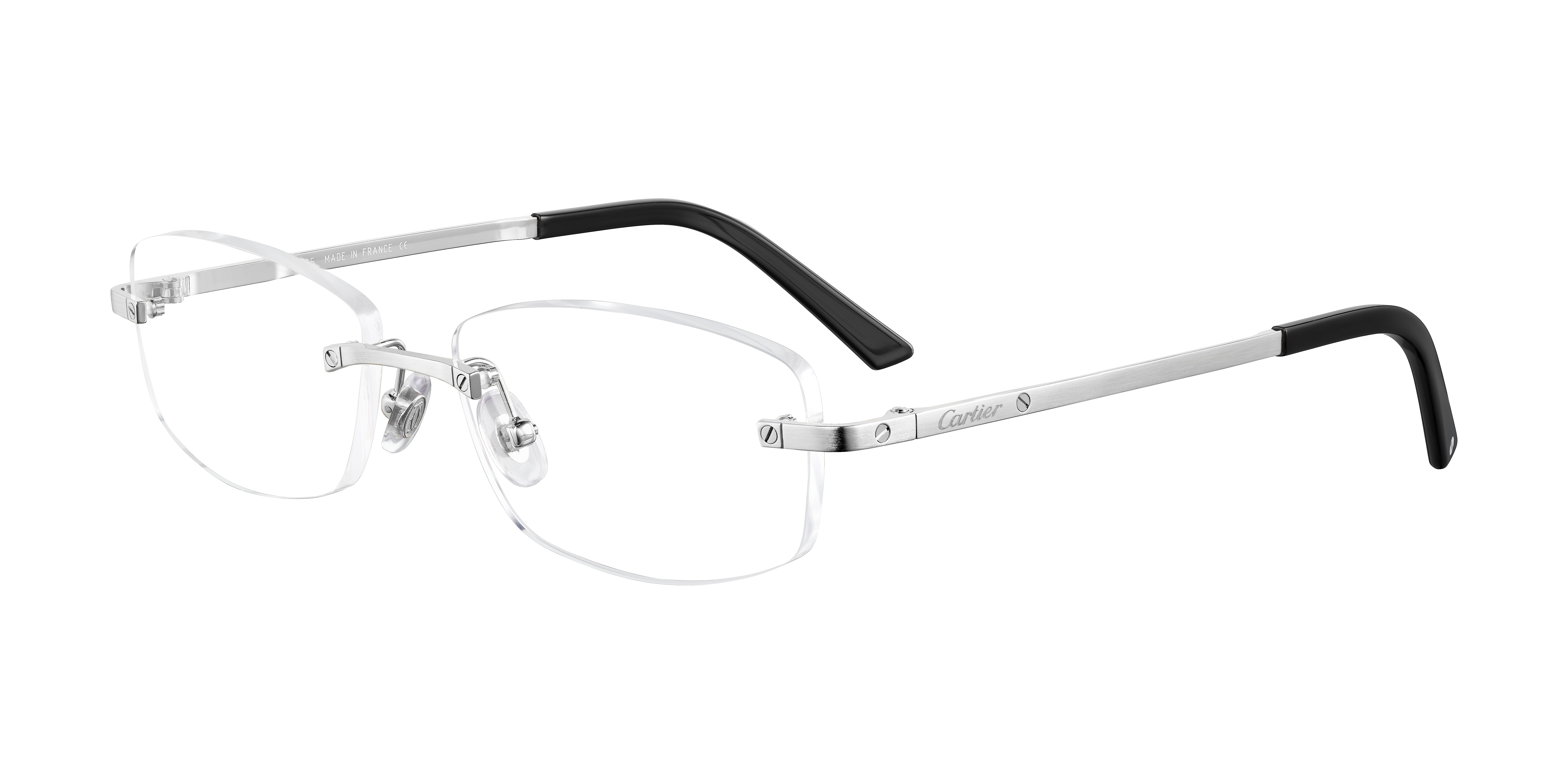 Cartier Santos de Cartier Demo Rectangular Unisex Eyeglasses CT0086O 002 54 960$