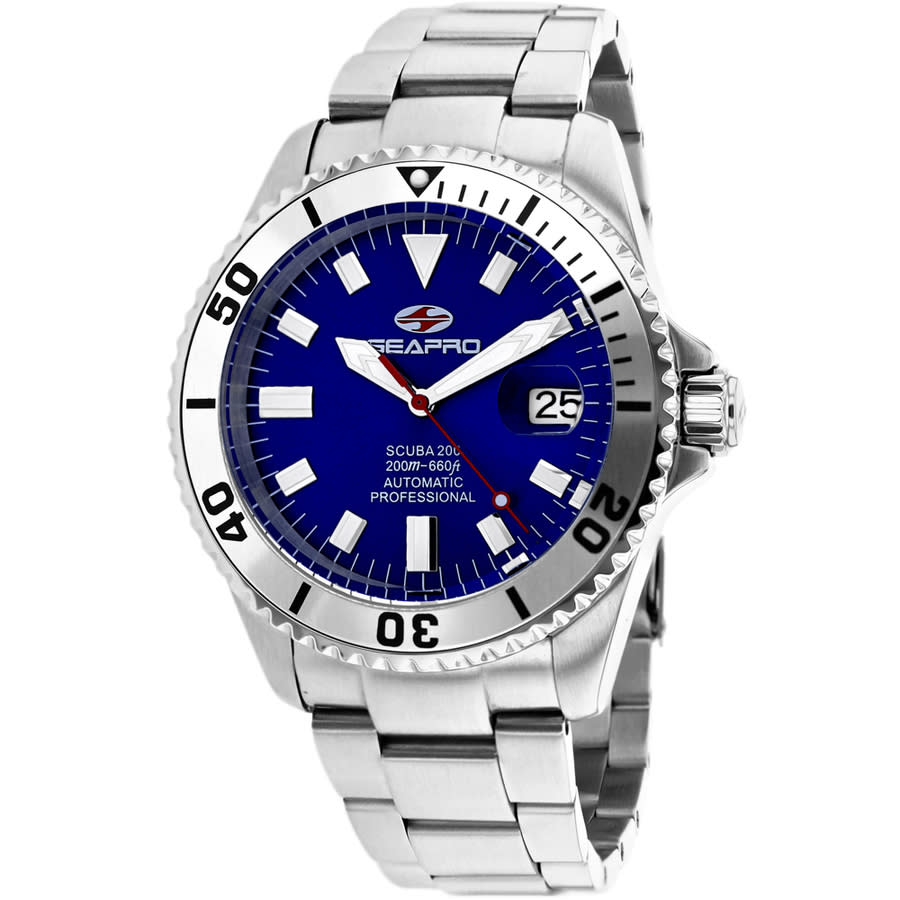 Seapro Scuba 200 Automatic Blue Dial Mens Watch SP4316 249$