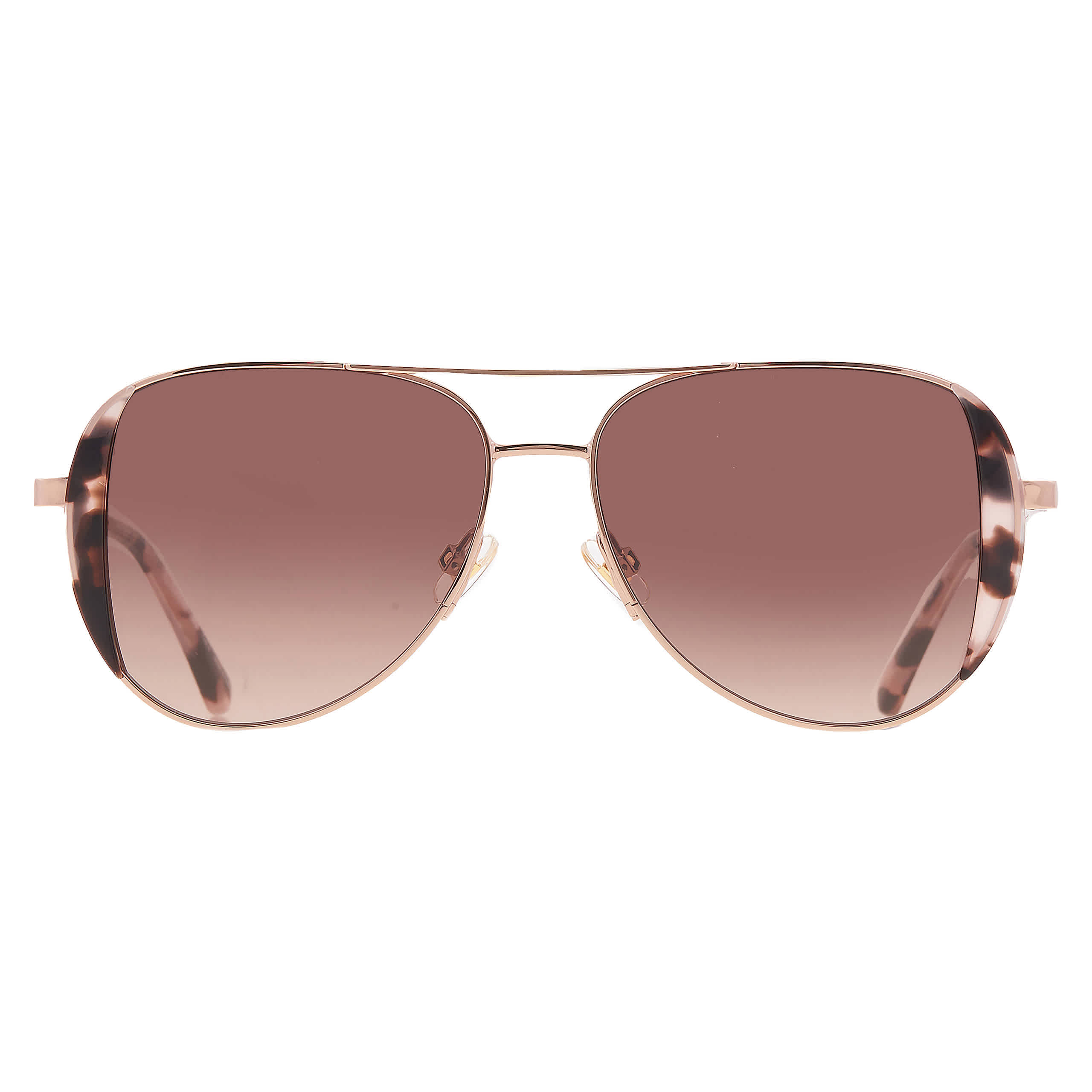 Kate Spade Brown Shaded Aviator Ladies Sunglasses KS NAVY/G/S 0000/HA 53