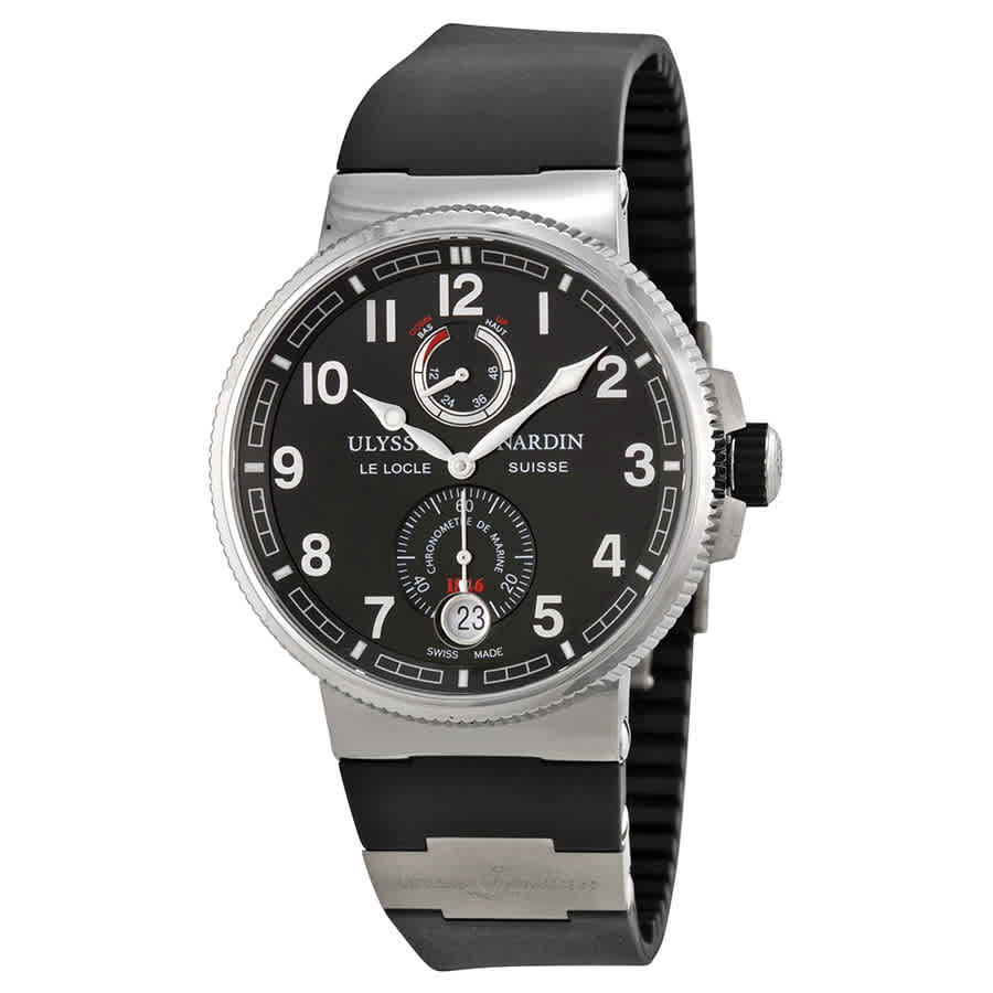 Ulysse Nardin Marine Black Dial Automatic Mens Watch 1183-126-3-62 7125$