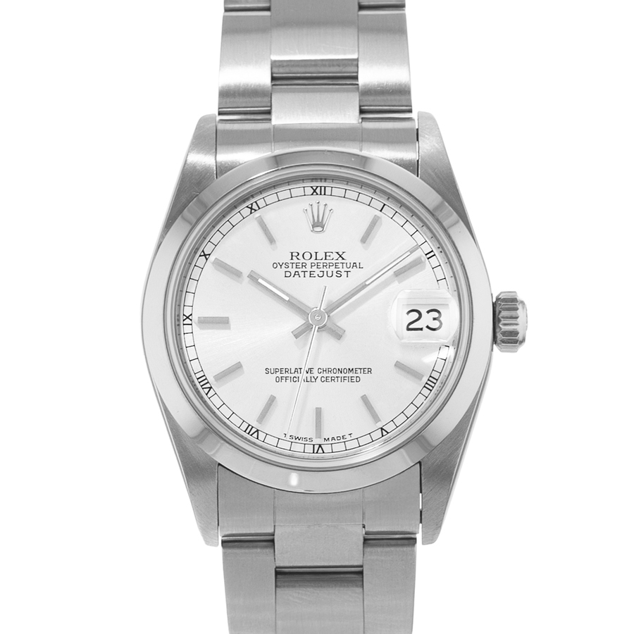 Preowned Rolex Datejust 31 Automatic Chronometer Silver Dial Ladies Watch 68240 SSO