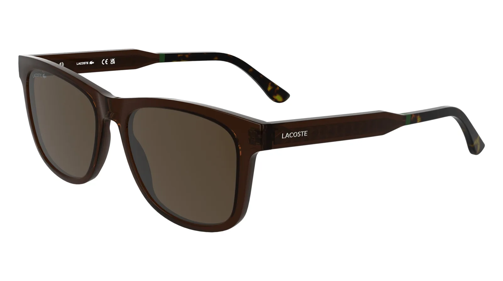Lacoste L6060S210 Injected Propionate Frame Sunglasses — Brown