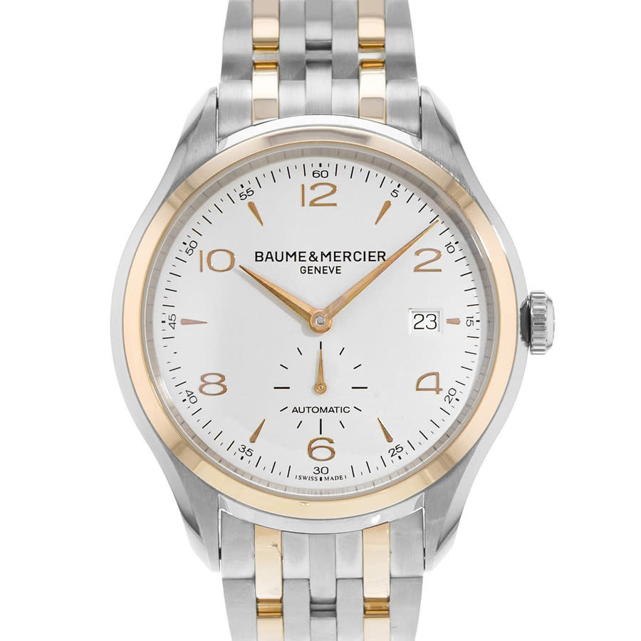 Pre-owned Baume et Mercier Clifton Automatic Silver Dial Mens Watch M0A10140 1765$