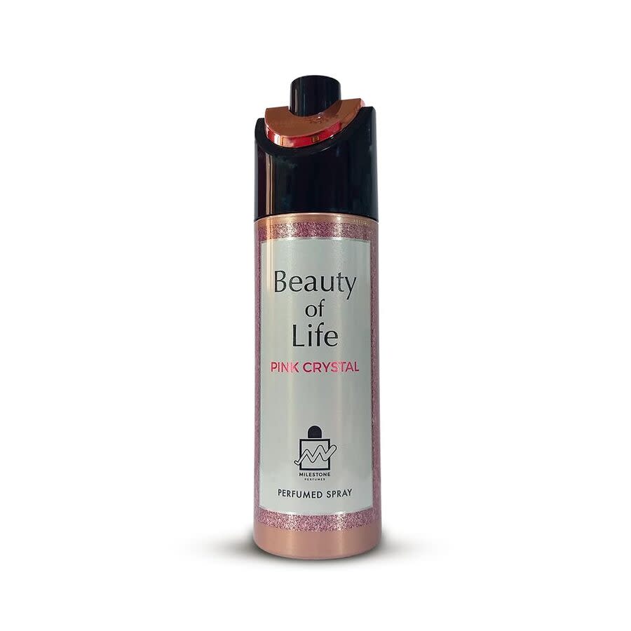 Milestone Unisex Beauty Of Life Pink Crystal EDP Spray 0.67 oz Fragrances 6294021904056