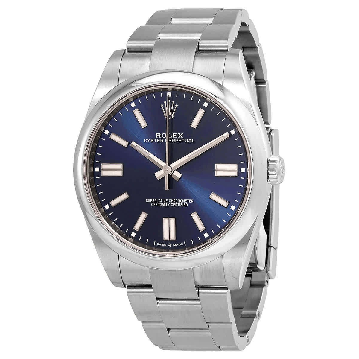 Rolex Oyster Perpetual 41 Automatic Blue Dial Mens Watch 124300BLSO